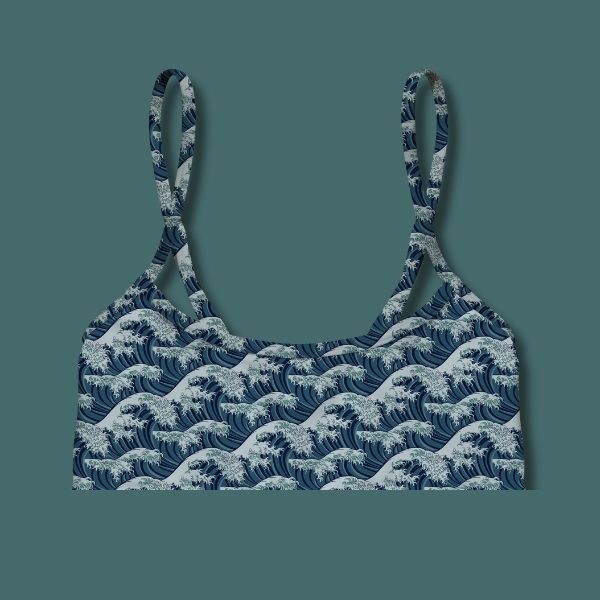 Brassière bretelles droites Hokusai