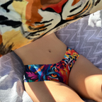 Monokini / culotte Tiger