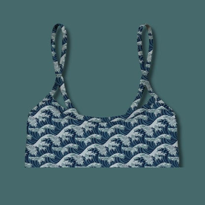 Brassière bretelles droites Hokusai