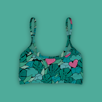 Brassière Bretelles Droites Jungle