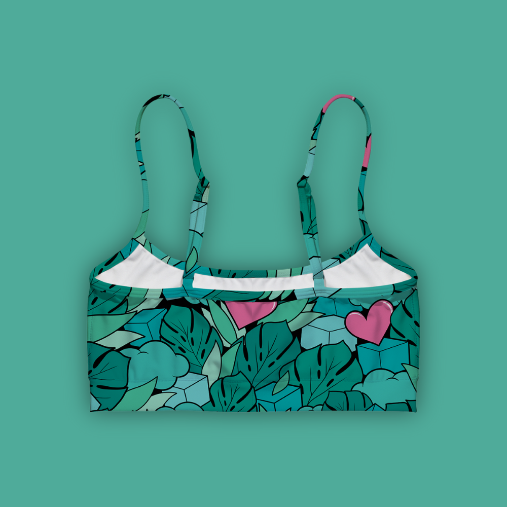 Brassière Bretelles Droites Jungle