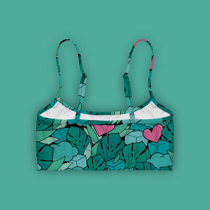 Brassière Bretelles Droites Jungle