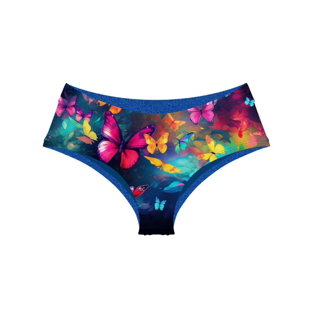 Monokini / Culotte Butterfly Blue